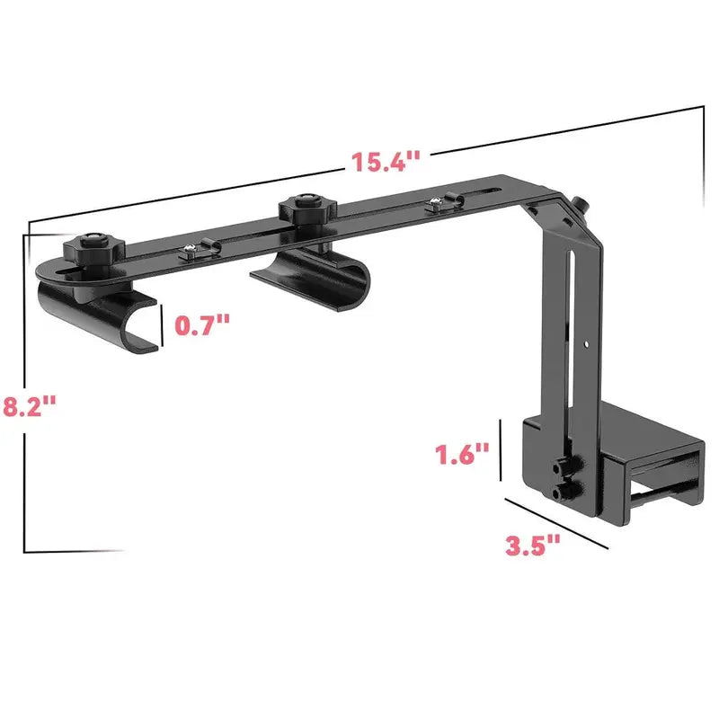 Hygger Aquarium Light Riser – Adjustable Aluminum Mounting Bracket for Fish Tanks