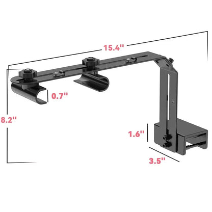 Hygger Aquarium Light Riser – Adjustable Aluminum Mounting Bracket for Fish Tanks