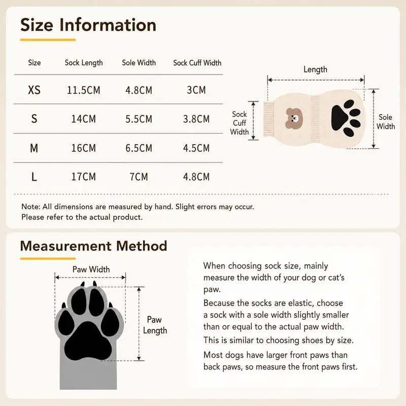 Dog Paw Protectors - 4-Piece Silicone Set with Anti-Slip Grip, Wear-Resistant, Lightweight Fit for Outdoor Safety of Puppies and Dogs