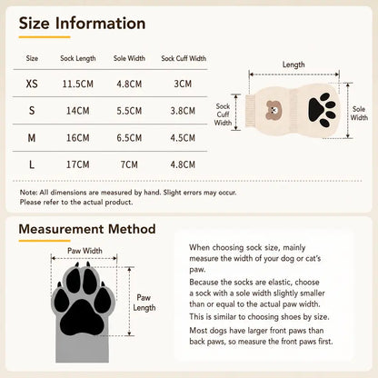 Dog Paw Protectors - 4-Piece Silicone Set with Anti-Slip Grip, Wear-Resistant, Lightweight Fit for Outdoor Safety of Puppies and Dogs
