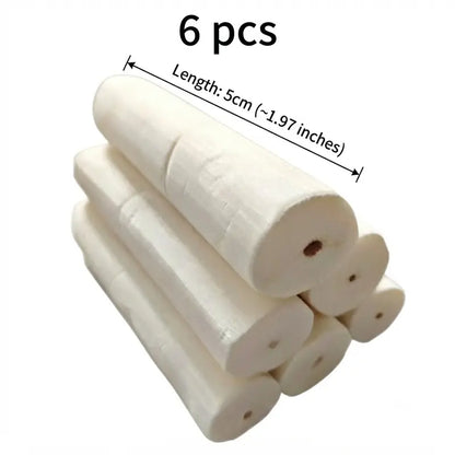 6-Pack Natural Tongcao Bird Chew Sticks – Parrot Shredding & Foraging Toys