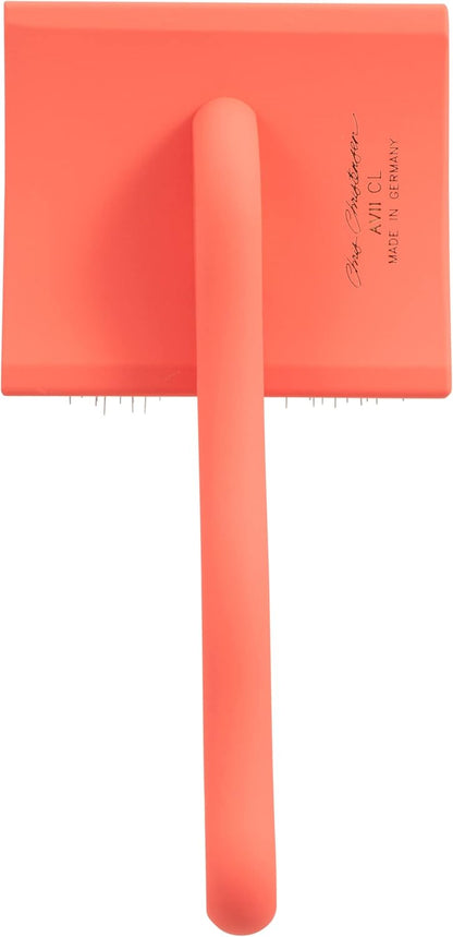 Big G Professional Slicker Brush for Dogs (Goldendoodles, Labradoodles, Poodles) - Efficient Grooming Tool for Fluffing, Detangling, and Styling - Coral, Large