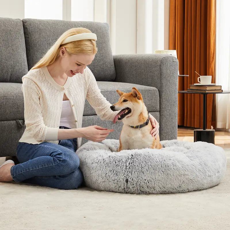 Sweetcrispy Modern Orthopedic Memory Foam Pet Bed for Large Dogs - 3-Sided Bolsters, 20.0"L X 24.0"W X 8.0"Th, Waterproof Detachable Cover, Non-Slip Base, Joint Relief, Consistent Support, Pressure Ease, Supportive Sofa, Allows 24 to 48 Hours Recovery