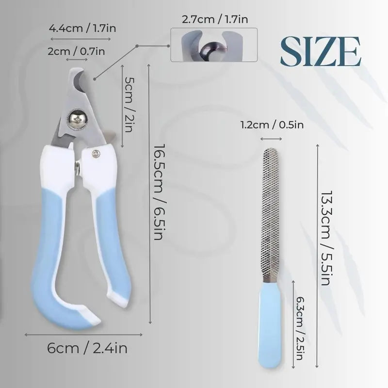 9-in-1 Pet Grooming Scissors Kit – Safety Round Tips