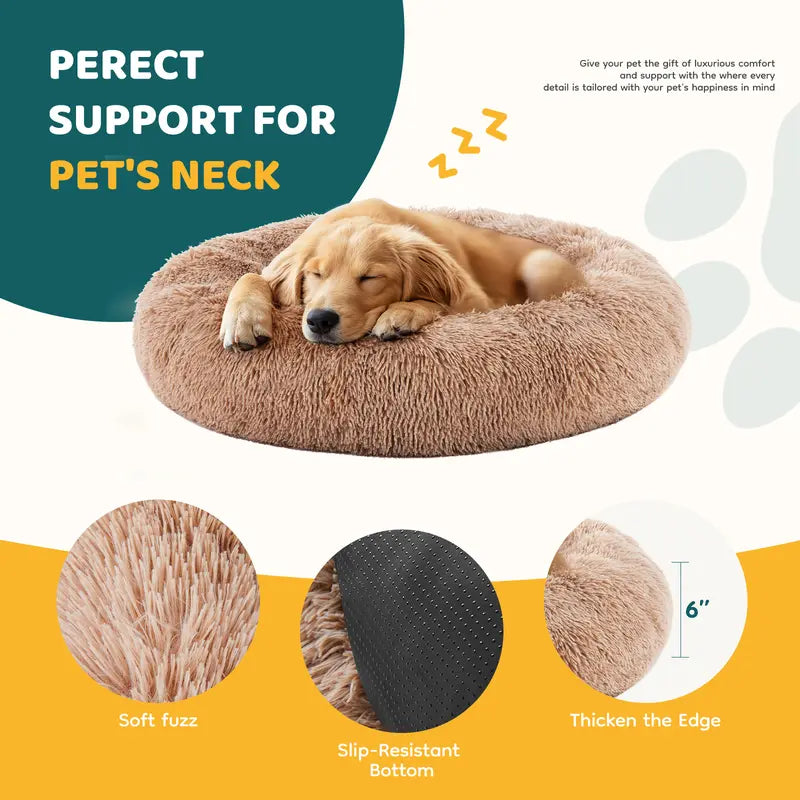 Sweetcrispy Modern Orthopedic Memory Foam Pet Bed for Large Dogs - 3-Sided Bolsters, 20.0"L X 24.0"W X 8.0"Th, Waterproof Detachable Cover, Non-Slip Base, Joint Relief, Consistent Support, Pressure Ease, Supportive Sofa, Allows 24 to 48 Hours Recovery