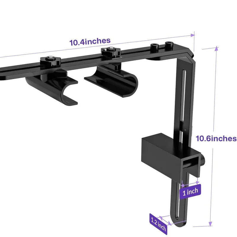 Hygger Aquarium Light Riser – Adjustable Aluminum Mounting Bracket for Fish Tanks