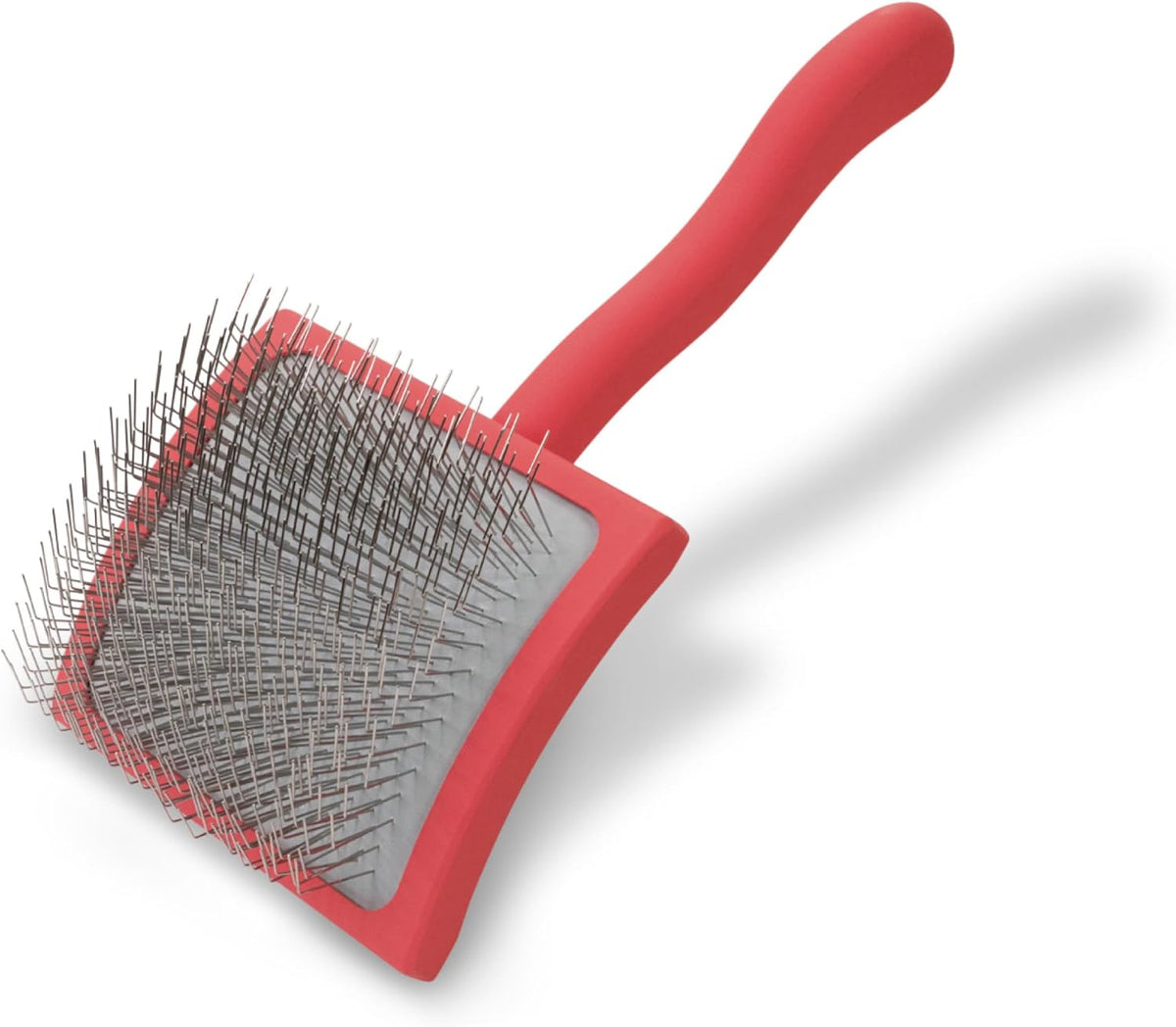 Big G Professional Slicker Brush for Dogs (Goldendoodles, Labradoodles, Poodles) - Efficient Grooming Tool for Fluffing, Detangling, and Styling - Coral, Large