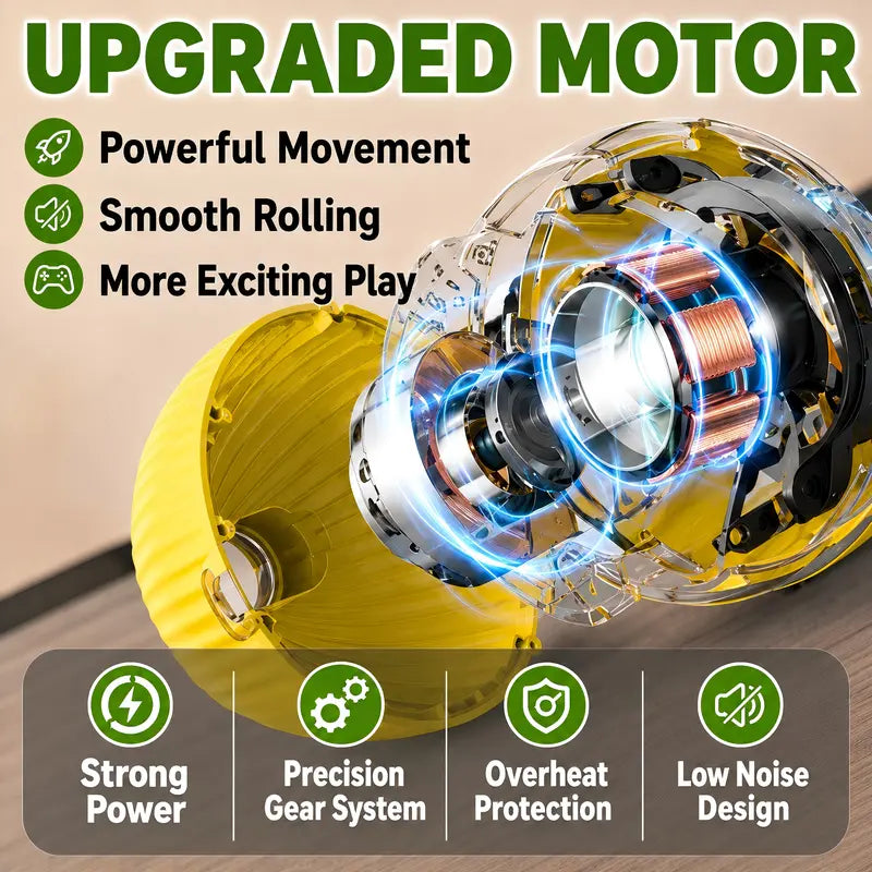 Interactive Smart Chew-Resistant Dog Ball Toy – Automatic Obstacle Avoidance