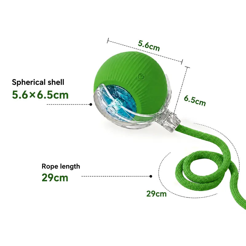 Interactive Smart Chew-Resistant Dog Ball Toy – Automatic Obstacle Avoidance