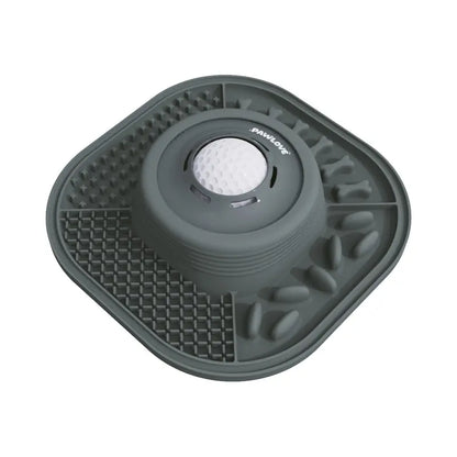 Pawlove Dog Food Slow Feeder Bowl - Ball-In Design Neater Feeder, 3/4 Cup Food-Grade Licking Bowl, Anti-Slip Rubber, Ball Movement Curbs Splash Mess, Bone Broth Ready, Dishwasher Safe, Puppy Anxiety Relief | Pet Feeding Supplies